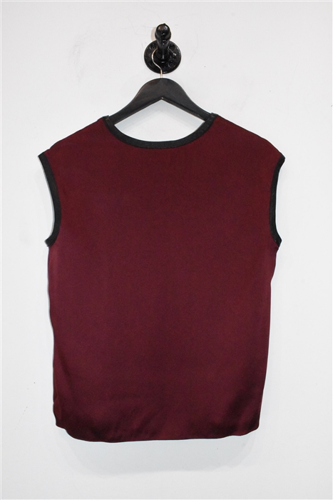 Burgundy Helmut Lang Sleeveless, size XS