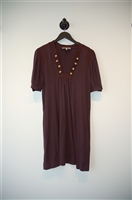 Burgundy See by Chloe Tunic Dress, size 8