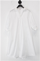 Soft White Rossopuro Shirt Dress, size S