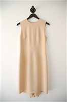 Light Beige Michael Kors Collection Sheath Dress, size 8