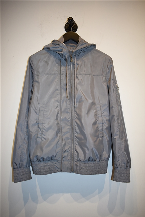 Silver Neil Barrett Windbreaker, size S