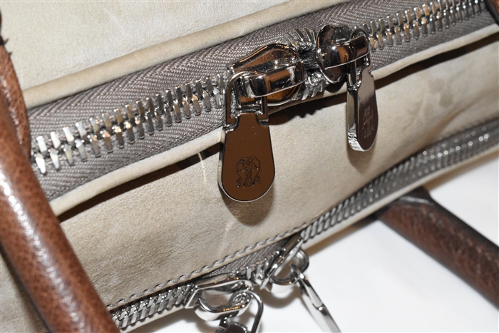 Beige Brunello Cucinelli Weekender, size L