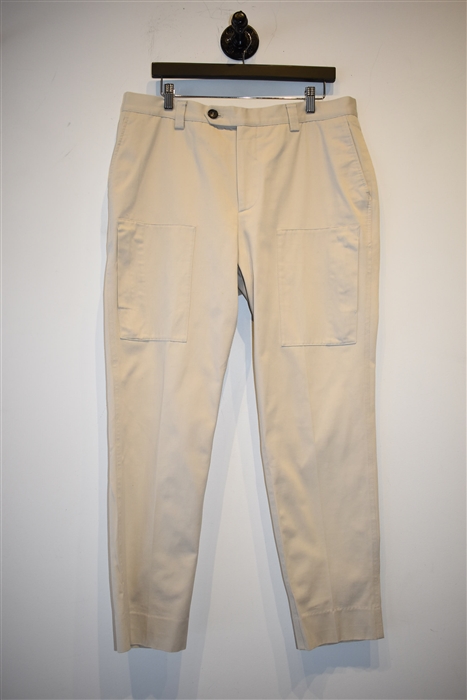 Light Beige Brunello Cucinelli Trousers, size 36