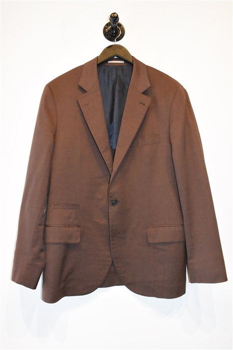 Chocolate Brunello Cucinelli Two-Piece Suit, size 40