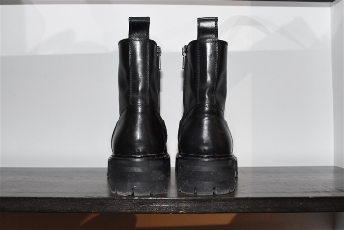 Black Leather Ann Demeulemeester Boots, size 8
