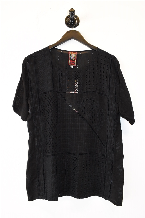 Basic Black Johnny Was T-Shirt, size S