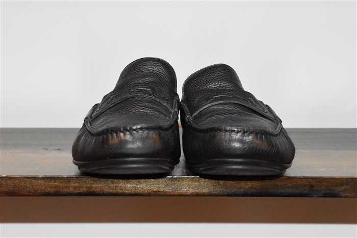 Black Leather Gucci Loafer, size 10.5