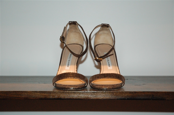 Bronze Manolo Blahnik Sandal, size 8