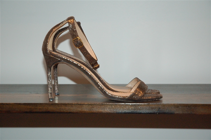 Bronze Manolo Blahnik Sandal, size 8