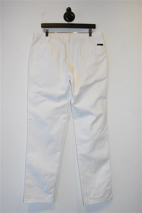 Bright White Armani Collezioni Chinos, size 36