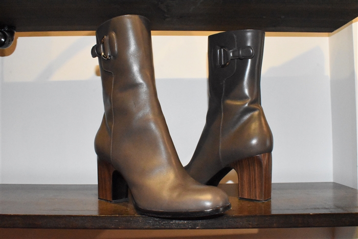 Dark Dust Giorgio Armani Boots, size 9.5