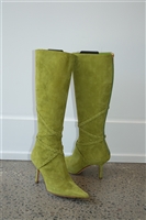 Acid Green Jimmy Choo Boots, size 8.5