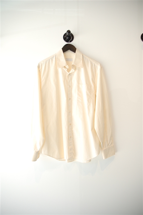 Vanilla Prada Button Shirt, size L