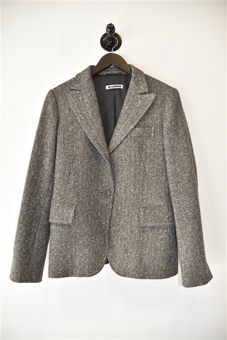 Herringbone Jil Sander Blazer, size 6