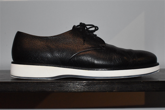 Black Leather Giorgio Armani Sneaker, size 9.5