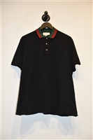 Black Gucci Polo, size 3XL