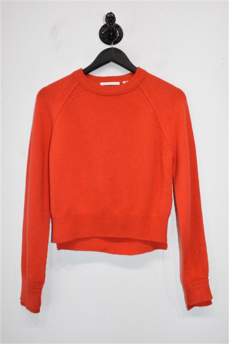 Deep Orange Helmut Lang Cashmere Sweater, size S