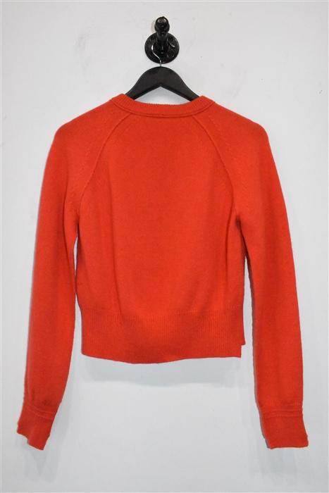 Deep Orange Helmut Lang Cashmere Sweater, size S