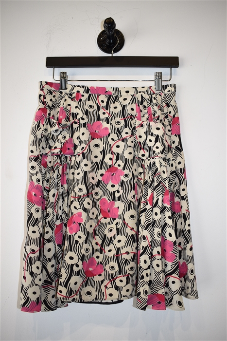 Floral Valentino A-Line Skirt, size 6