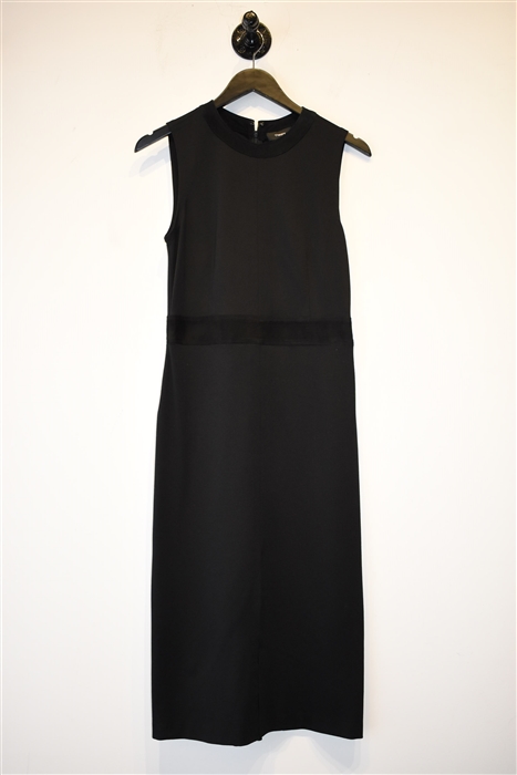 Basic Black Theory Midi Dress, size 6
