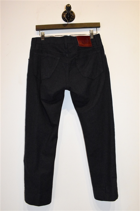 Navy Stripe Jacob Cohen Trousers, size 31