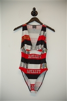 Striped Versace Jeans Couture Body Suit, size S