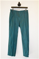 Green Stripe Akris - Punto Trousers, size 6