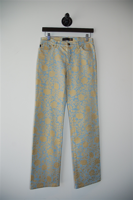 Floral Just Cavalli Straight Leg Jean, size 28