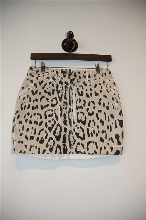 Animal Print Dolce & Gabbana Mini Skirt, size 4