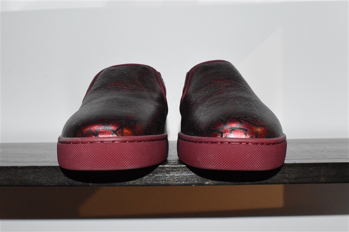 Bordeaux Christian Louboutin Slip-On Sneaker, size 11