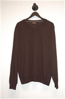 Dark Chocolate John Smedley Pullover, size L