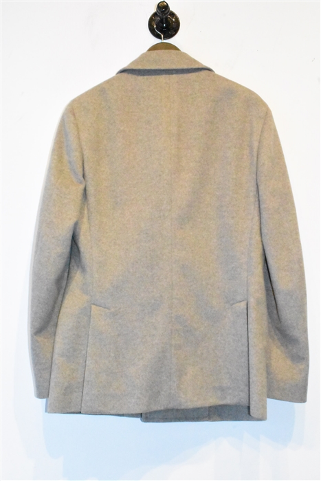 Oatmeal Brunello Cucinelli Peacoat, size M