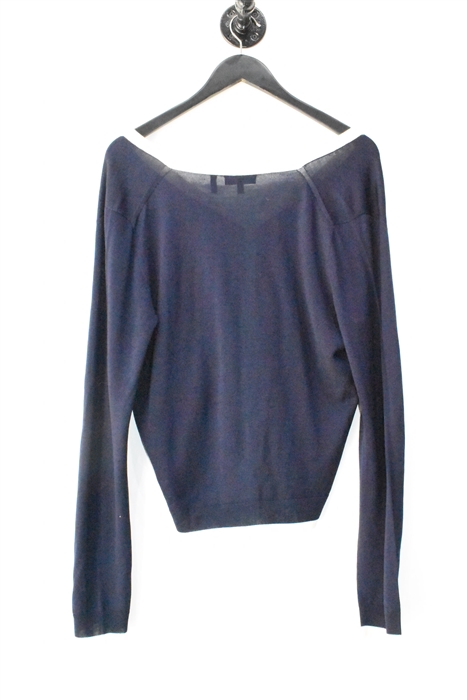 Navy & White Theory Cardigan, size L