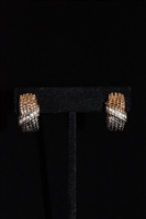 Rhodium Nina Ricci - Vintage Earrings, size O/S
