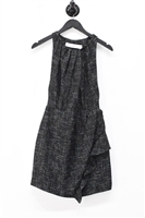 Black Tweed Iro Mini Dress, size 8