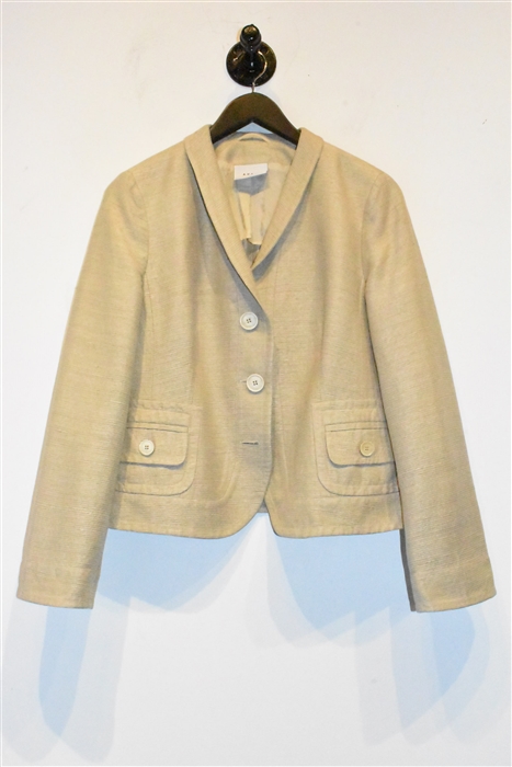 Beige Akris - Punto Jacket, size 8