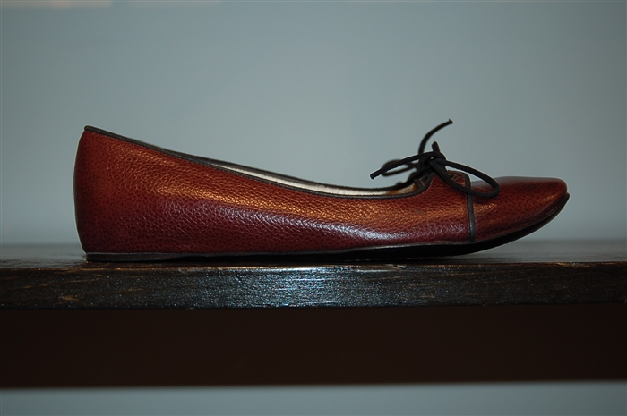 Burgundy Costume National Ballet Flats, size 7