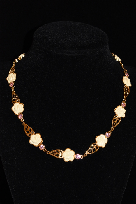 Gold Nina Ricci - Vintage Necklace, size O/S