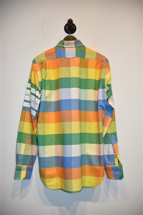 Check Thom Browne Button Shirt, size L