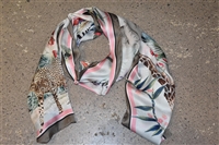 Print Marc Cain Silk Scarf, size O/S