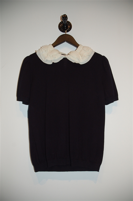Navy Moschino Short-Sleeved Top, size M
