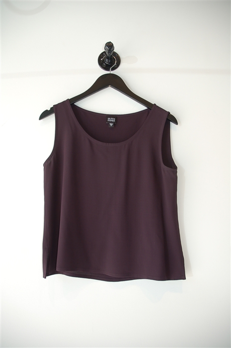 Aubergine Eileen Fisher Shell, size M