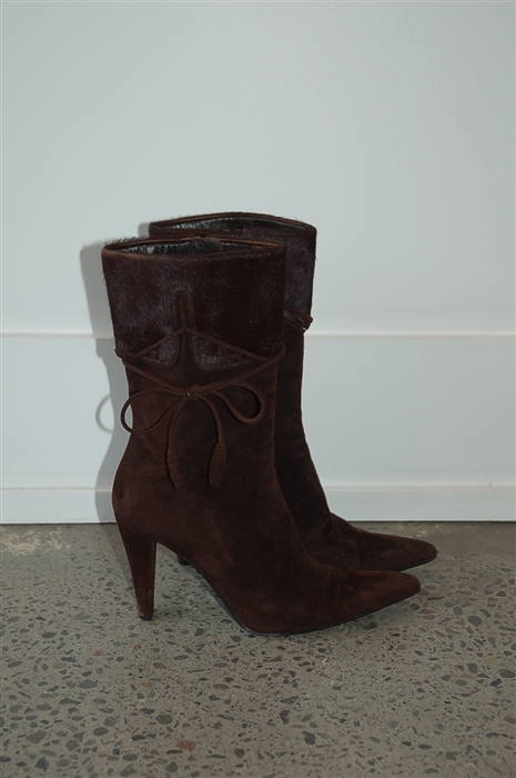 Dark Chocolate Stuart Weitzman Boots, size 6