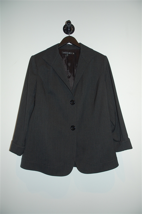 Charcoal Lafayette 148 Jacket, size 16