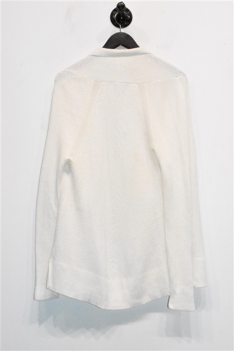 Soft White Vince Long Cardigan, size S