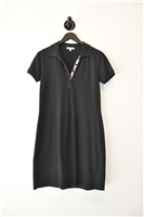 Basic Black Burberry Shirt Dress, size M