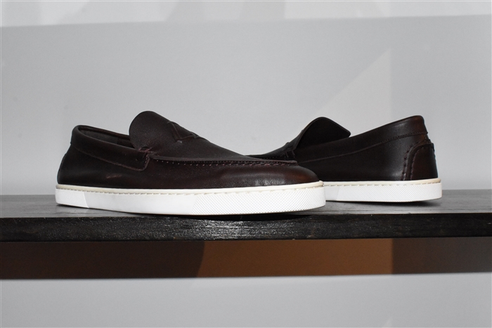 Dark Leather Christian Louboutin Loafer, size 9.5