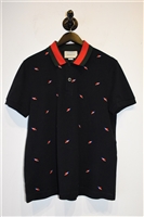 Navy Gucci Polo, size M