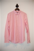 Pink Stripe Paul Smith - PS Button Shirt, size M