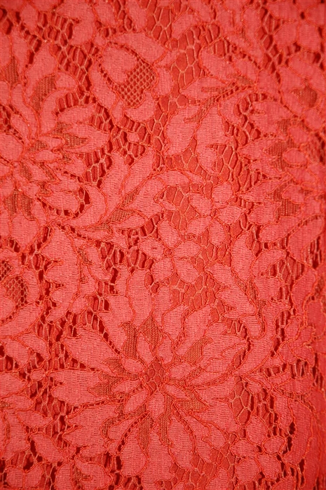 Sunset Orange Valentino Sheath Dress, size 8
